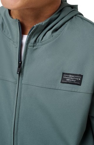 Travis Mathew Wanderlust detská mikina, balsam green