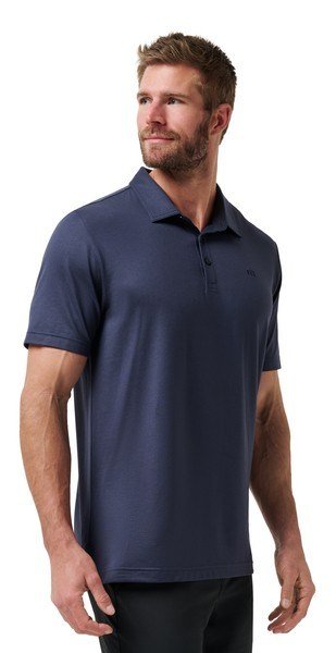 Travis Mathew Featherweight Performance pánske polo, total eclipse