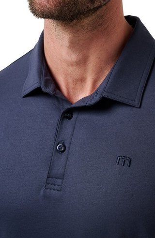 Travis Mathew Featherweight Performance pánske polo, total eclipse