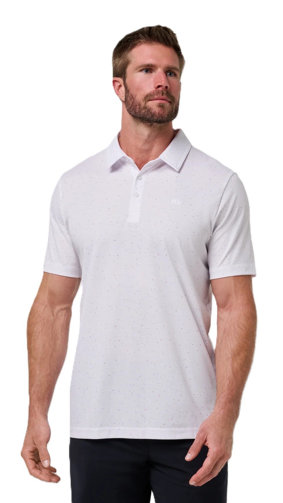 Travis Mathew Special Trip pánske polo, biele