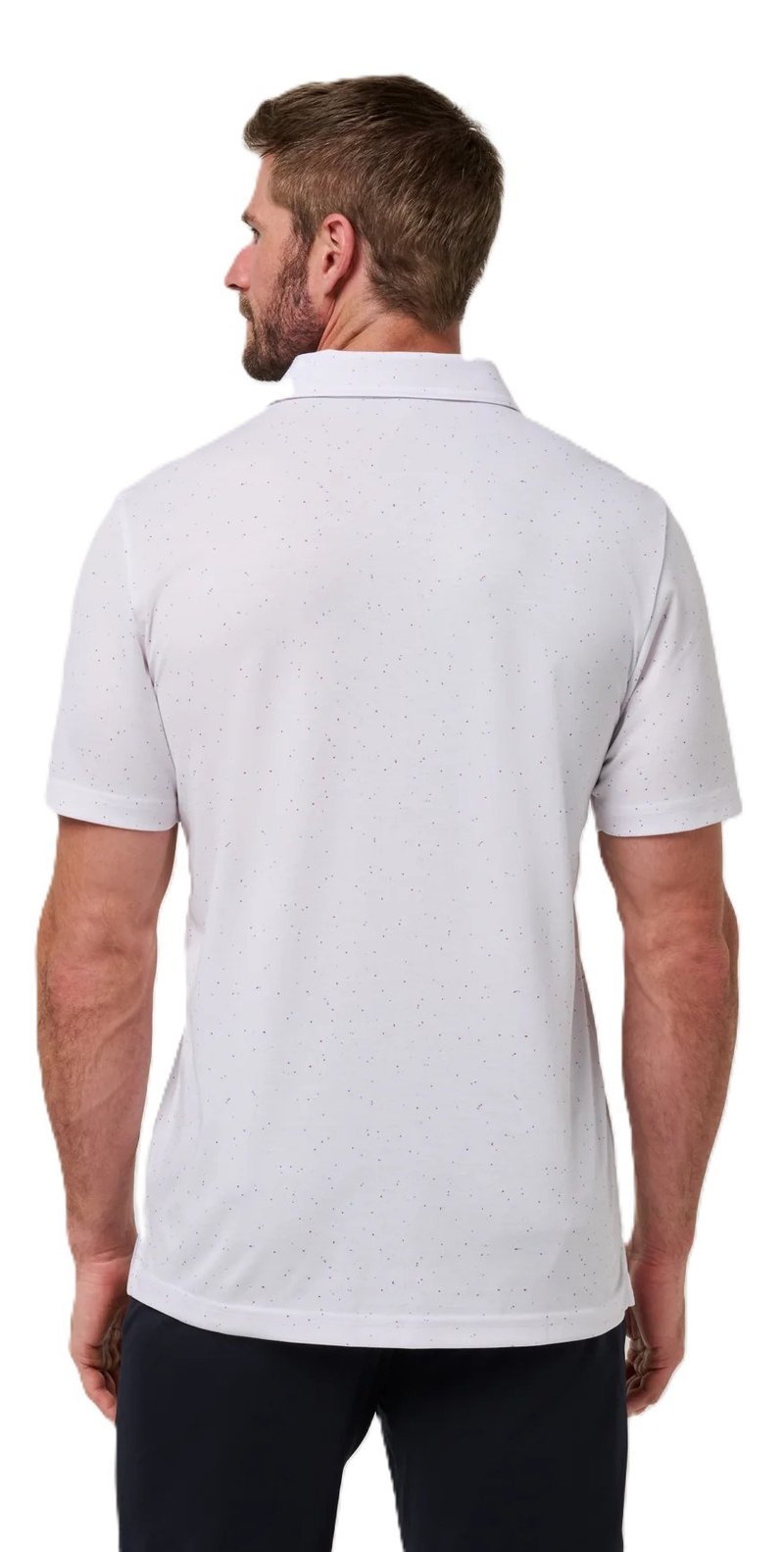 Travis Mathew Special Trip pánske polo, biele