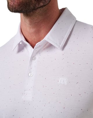 Travis Mathew Special Trip pánske polo, biele