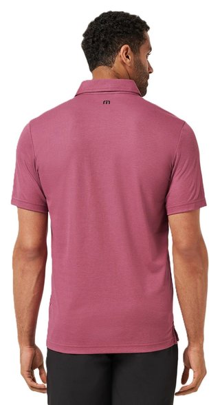Travis Mathew Bungee Jump pánske polo, damson