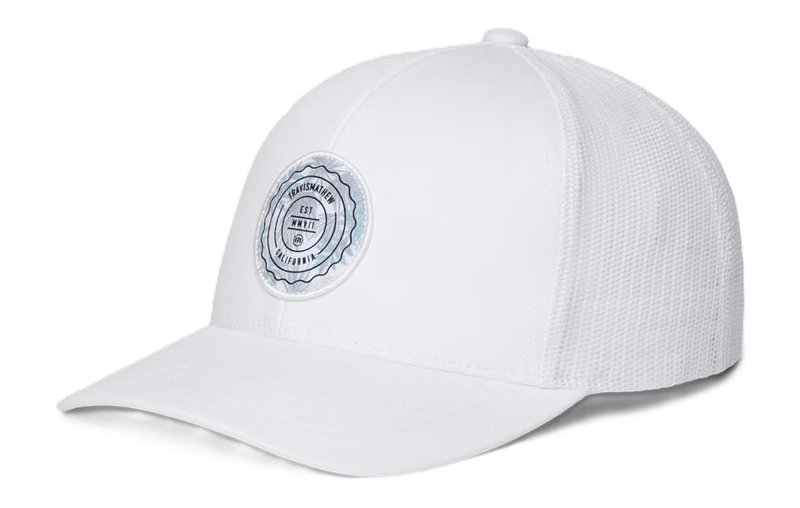 Travis Mathew The Patch Floral juniorská kšiltovka, biela
