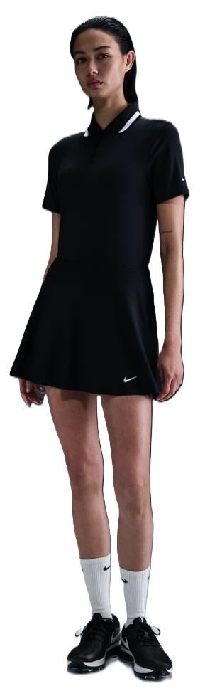 Nike Dri-Fit Tour dámska sukňa, čierna/biela