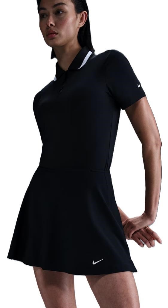 Nike Dri-Fit Tour dámska sukňa, čierna/biela