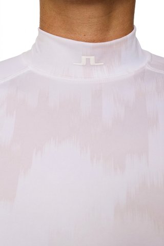 J.Lindeberg Ella Print Compression dámske tričko, warp gray lilac