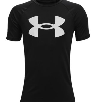 Under Armour Tech Big Logo detské tričko, čierne