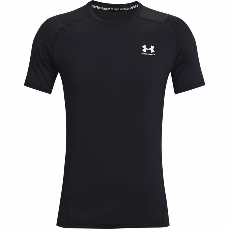 Under Armour HeatGear Fitted S pánske tričko, čierne