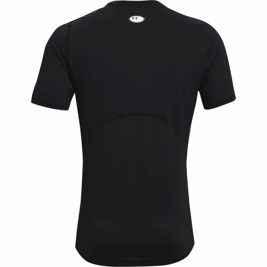 Under Armour HeatGear Fitted S pánske tričko, čierne