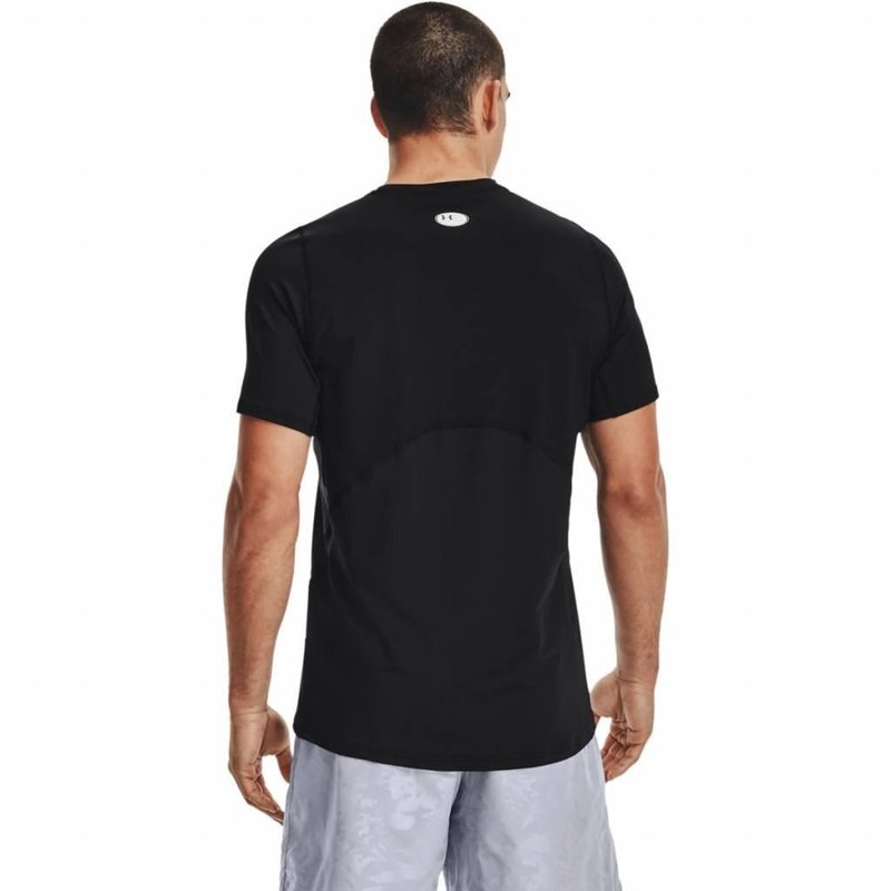 Under Armour HeatGear Fitted S pánske tričko, čierne