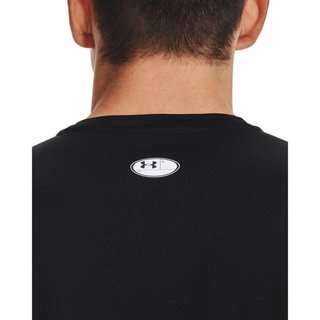 Under Armour HeatGear Fitted S pánske tričko, čierne