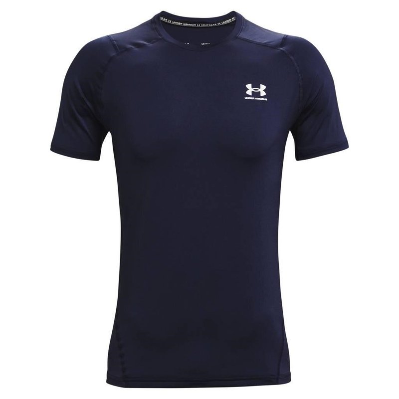 Under Armour HG Fitted SS pánske tričko, midnight navy