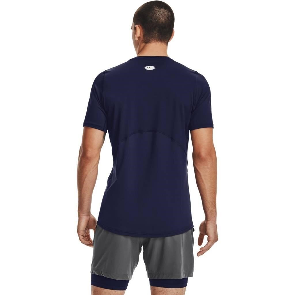 Under Armour HG Fitted SS pánske tričko, midnight navy