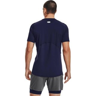 Under Armour HG Fitted SS pánske tričko, midnight navy
