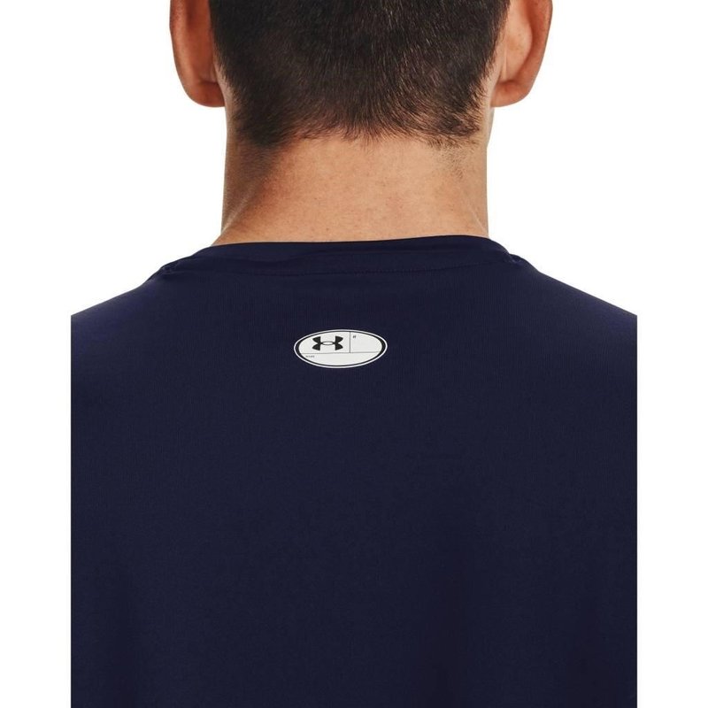 Under Armour HG Fitted SS pánske tričko, midnight navy