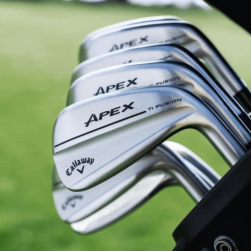 Callaway Apex Ti Fusion Plated pánske železá, grafit