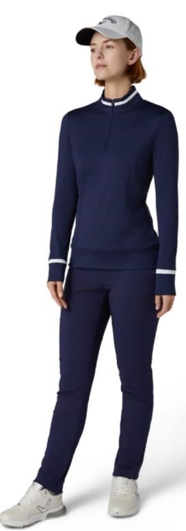 Callaway Thermal Long Sleeve Colourblock dámske tričko, peacoat