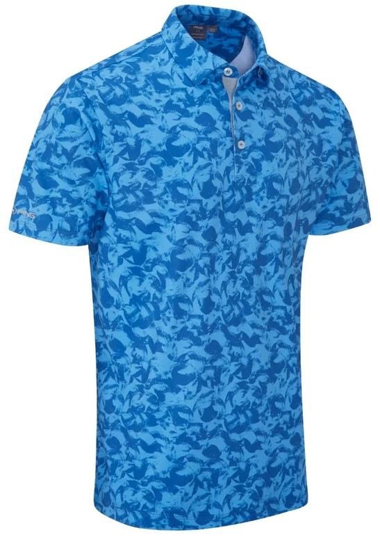PING Julian pánske polo, tidal blue multi