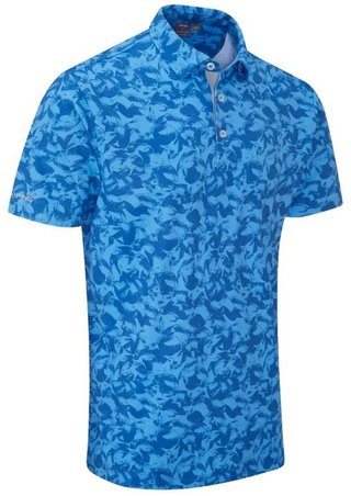 PING Julian pánske polo, tidal blue multi