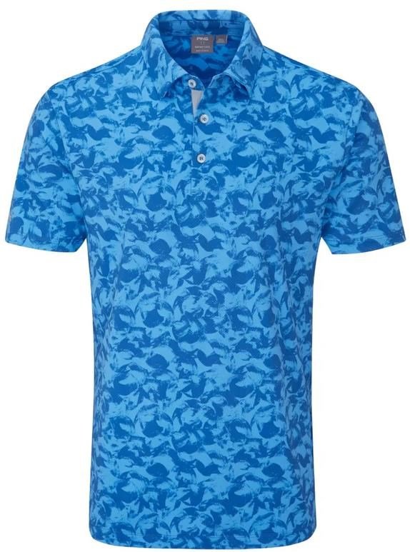 PING Julian pánske polo, tidal blue multi