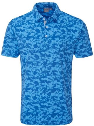 PING Julian pánske polo, tidal blue multi