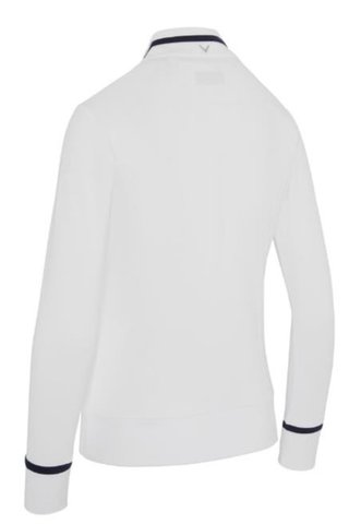 Callaway Thermal Long Sleeve Colourblock dámske tričko, brilliant white