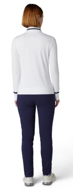 Callaway Thermal Long Sleeve Colourblock dámske tričko, brilliant white