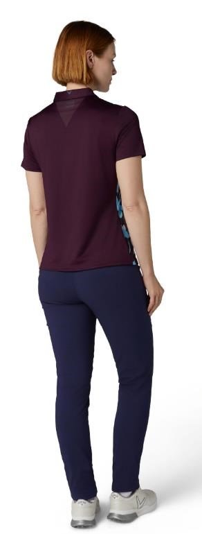 Callaway Stemmed Floral dámske polo, potent purple