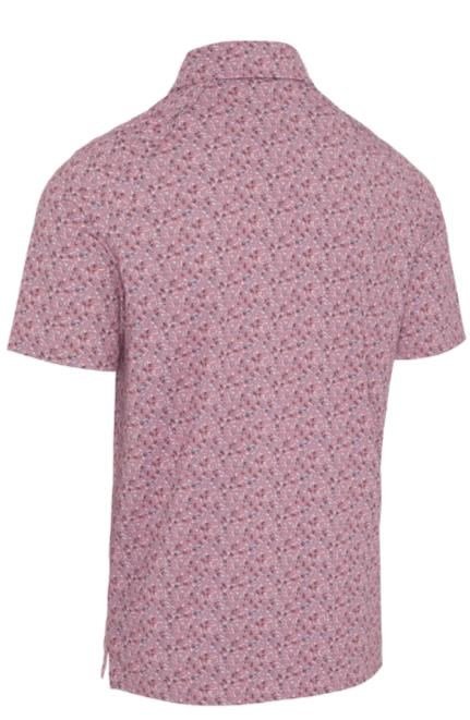 Callaway Novelty Confetti Print pánske polo, mesa rose