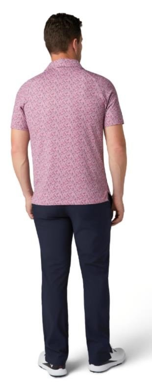 Callaway Novelty Confetti Print pánske polo, mesa rose