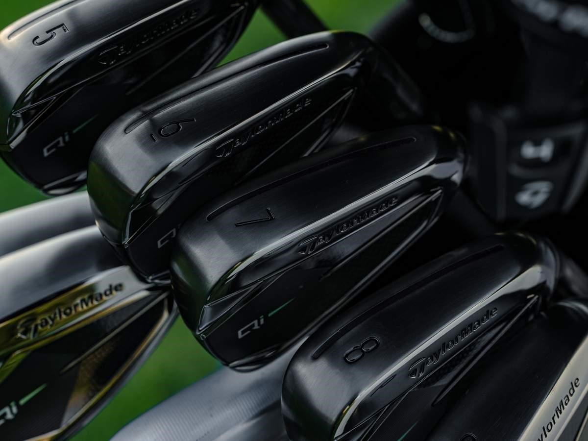 TaylorMade Qi Gunmetal Edition pánske železá, oceľ
