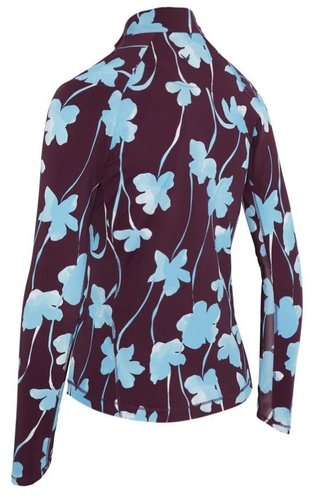Callaway Stemmed Floral Sun Protection dámske tričko, potent purple