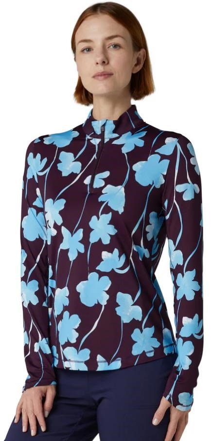 Callaway Stemmed Floral Sun Protection dámske tričko, potent purple