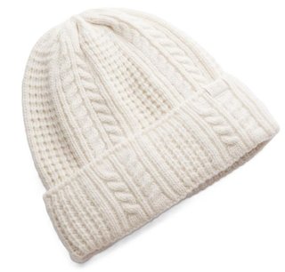 Under Armour Halftime Cable Knit dámska čepica, stone/khaki base