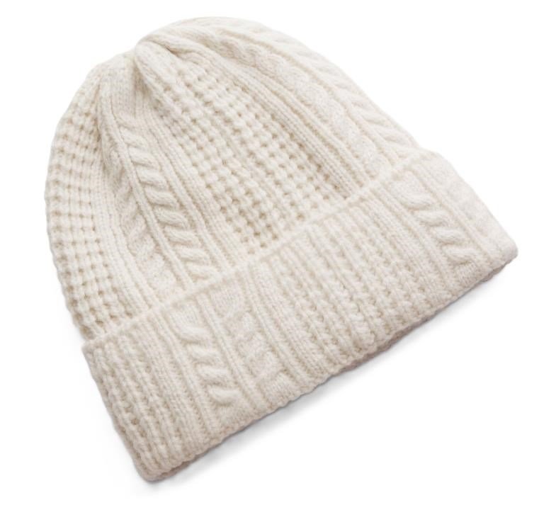 Under Armour Halftime Cable Knit dámska čepica, stone/khaki base