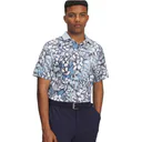 Under Armour Drive Chill Printed pánske polo, blue calm/midnight navy