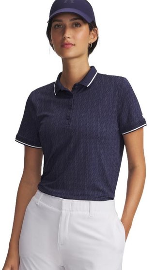 Under Armour Playoff Jacquard dámske polo, midnight navy