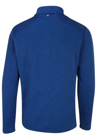 PING Ramsey half zip ribbed fleece pánsky pullover, inky marl