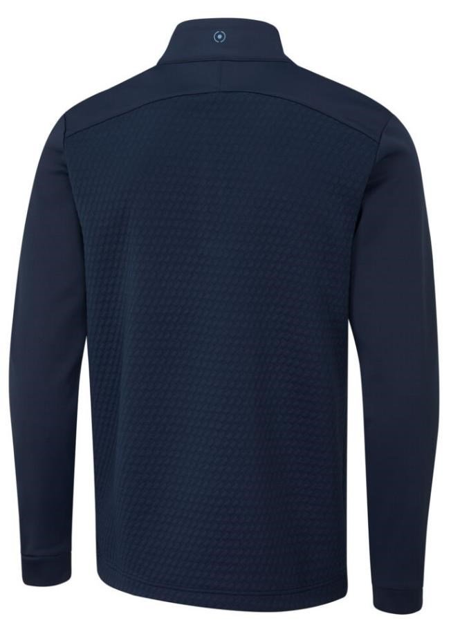 PING Nolan Quarter Zip Fleece pánska mikina, navy