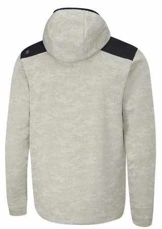 Ping Nexa Hooded half zip fleece pánska mikina, willow/black