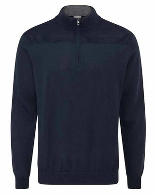 PING Dorset Quarter zip pánsky sveter, navy