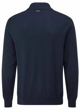PING Dorset Quarter zip pánsky sveter, navy