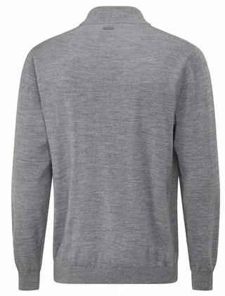 PING Dorset Quarter zip pánsky sveter, french grey marl