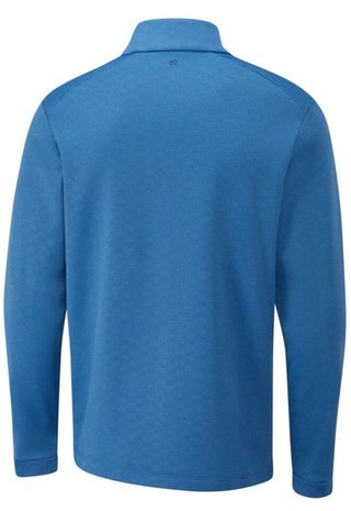 PING Bexton Half Zip Fleece pánska mikina, tidal blue multi