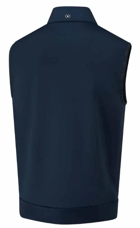 PING Aiden Hybrid fleece pánska vesta, navy