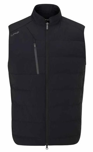 PING Norse Cocoon insulated PrimaLoft® pánska vesta, čierna