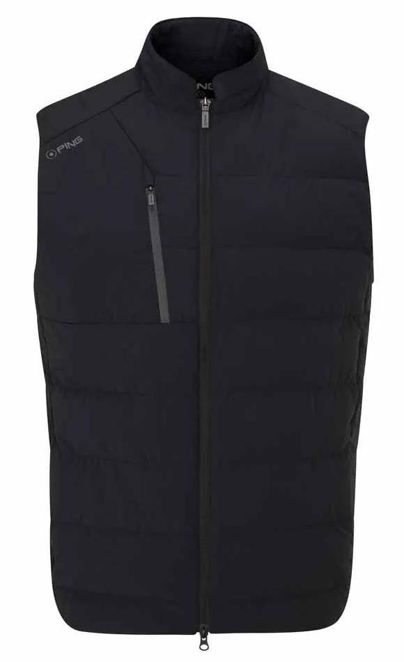 PING Norse Cocoon insulated PrimaLoft® pánska vesta, čierna