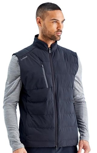 PING Norse Cocoon insulated PrimaLoft® pánska vesta, čierna