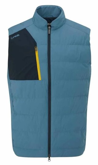 PING Norse Cocoon insulated PrimaLoft® pánska vesta, blue fusion/navy